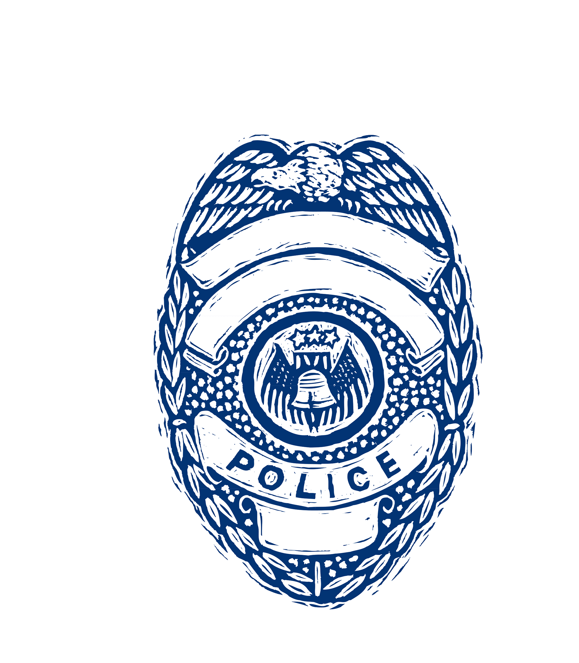 Illustration of a law enforcement badge